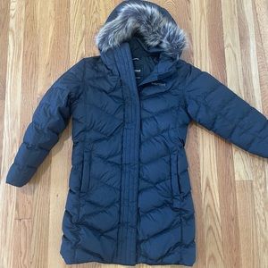 Marmot Montreaux Girls Down Parka, Black, Size Medium